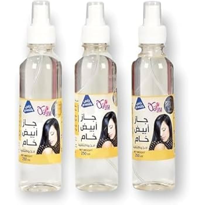 3 Pure Raw White Jazz Without Fragrance For Strengthening and Smoothing Hair - 250 ml